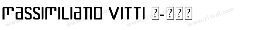 Massimiliano Vitti 设字体转换